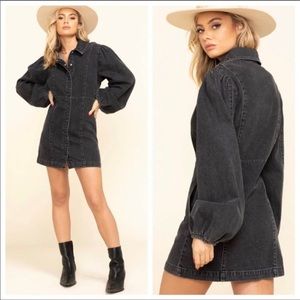 🎉HP💕Free People Mia Denim mini dress